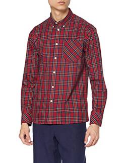 Merc London Herren Regular Fit Smoking Hemd, Gr. Xxx-large, Rot - Rouge (Stewart Red) von merc