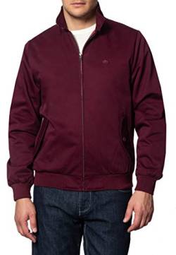 Merc of London Herren Blouson Jacke HARRINGTON,Jacket, Rot (Weinrot), X-Small (Herstellergröße: XS) von merc