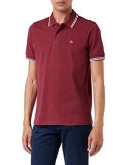 Merc of London Herren Card, Polo Shirt Poloshirt, Rot (Claret/Harmony), Large (Herstellergröße: L) von merc