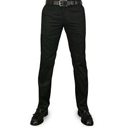 Merc of London Herren ChinoHose Gr. 32W/L32, Schwarz - Schwarz von merc