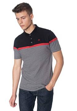 Merc of London Herren Clarence Polo Shirt, Black, Small von merc