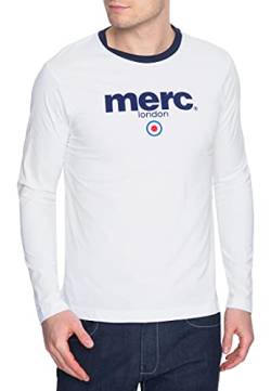 Merc of London Herren Fight, T-Shirt, Weiß (Weiß), L von merc