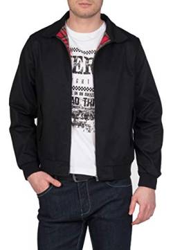 Merc of London Herren Harrington,Jacket Jacke, Schwarz (Black), Medium (Herstellergröße: M) von merc