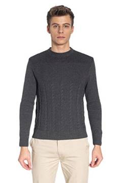 Merc of London Herren Parkmore Pullover, Marl Charcoal, Large von merc