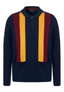 Merc of London Herren Ripon Cardigan Sweater, Marineblau, XX-Large von merc