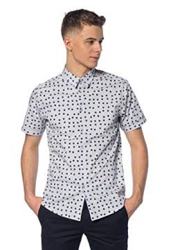 Merc of London Herren Shelley Shirt, Boy Blue, XL von merc