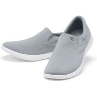 merinos - merinoshoes.de Atmungsaktiver Damenschuh aus Merinowolle Sneaker Eleganter grauer Schuh mit Slip-On Funktion von merinos - merinoshoes.de