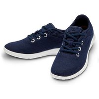 merinos - merinoshoes.de Bequeme Damen Lace- Up, Sportschuhe Sneaker atmungsaktive schwarze Schuhe aus weicher Merinowolle von merinos - merinoshoes.de