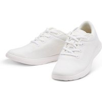 merinos - merinoshoes.de Bequeme Damen Lace- Up, Sportschuhe Sneaker atmungsaktive weiße Schuhe aus weicher Merinowolle von merinos - merinoshoes.de