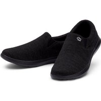 merinos - merinoshoes.de Bequeme Turnschuhe, Slipper für Herren Sneaker atmungsaktive schwarze Schuhe aus weicher Merinowolle von merinos - merinoshoes.de