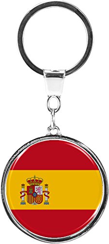 metALUm Schlüsselanhänger aus Metall/Flagge Spanien / 6610003SJ von metALUm