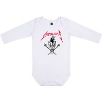 Metallica Body für Babys - Scary Guy - für Mädchen & Jungen - weiß  - Lizenziertes Merchandise! von metallica