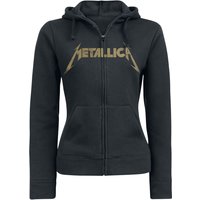 Metallica Kapuzenjacke - Hetfield Iron Cross Guitar - M bis XXL - für Damen - Größe XXL - schwarz  - Lizenziertes Merchandise! von metallica