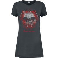 Metallica Kurzes Kleid - Amplified Collection - Wherever I May Roam - XS bis XL - für Damen - Größe L - charcoal  - Lizenziertes Merchandise! von metallica