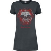 Metallica Kurzes Kleid - Amplified Collection - Wherever I May Roam - XS bis XL - für Damen - Größe S - charcoal  - Lizenziertes Merchandise! von metallica