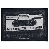 Metallica Patch - No Life 'Til Leather - schwarz/grau/weiß  - Lizenziertes Merchandise! von metallica