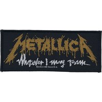 Metallica Patch - Wherever I May Roam - schwarz/weiß/gelb  - Lizenziertes Merchandise! von metallica