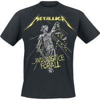 Metallica T-Shirt - ...And Justice For All - Tracklist - S bis 5XL - für Männer - Größe L - schwarz  - Lizenziertes Merchandise! von metallica