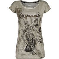 Metallica T-Shirt - EMP Signature Collection - S bis XXL - für Damen - Größe L - khaki  - EMP exklusives Merchandise! von metallica