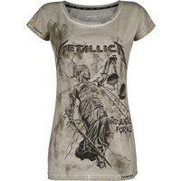 Metallica T-Shirt - EMP Signature Collection - S bis XXL - für Damen - Größe XL - khaki  - EMP exklusives Merchandise! von metallica