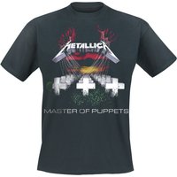 Metallica T-Shirt - Master Of Puppets - S bis 5XL - für Männer - Größe L - schwarz  - Lizenziertes Merchandise! von metallica