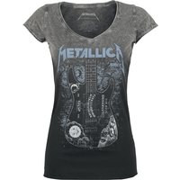 Metallica T-Shirt - Ouija Guitar - S bis 4XL - für Damen - Größe 3XL - schwarz/grau  - EMP exklusives Merchandise! von metallica