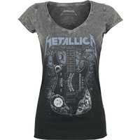 Metallica T-Shirt - Ouija Guitar - S bis 4XL - für Damen - Größe 4XL - schwarz/grau  - EMP exklusives Merchandise! von metallica