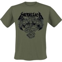 Metallica T-Shirt - Roam Blast Olive - S bis XXL - für Männer - Größe M - oliv  - Lizenziertes Merchandise! von metallica