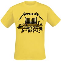 Metallica T-Shirt - Simplified Cover (M72) - S bis 4XL - für Männer - Größe 4XL - gelb  - Lizenziertes Merchandise! von metallica