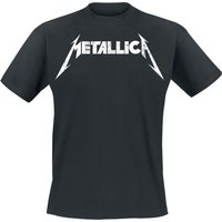 Metallica T-Shirt - Textured Logo - S bis 5XL - für Männer - Größe XXL - schwarz  - Lizenziertes Merchandise! von metallica