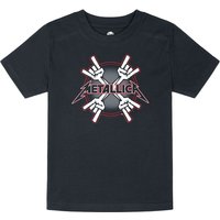 Metallica T-Shirt für Kleinkinder - Metal-Kids - Crosshorns - für Mädchen & Jungen - schwarz  - Lizenziertes Merchandise! von metallica