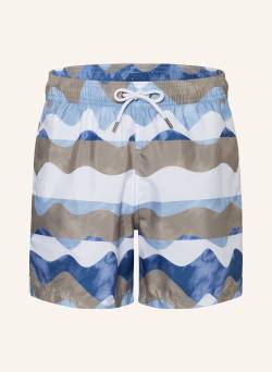 Mey Badeshorts Serie Waves gruen von mey