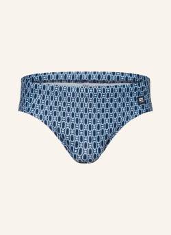 Mey Badeslip Serie Retro Linked blau von mey