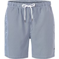 Mey Herren Badeshorts blau Mikrofaser Gestreift von mey