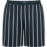 Mey Herren Shorts blau Baumwolle Gestreift von mey