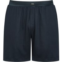 Mey Herren Shorts blau Baumwolle unifarben von mey