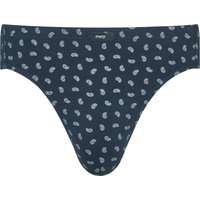 Mey Herren Slip blau Baumwolle Gemustert von mey