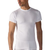 Mey Herren T-Shirt weiß Viskose unifarben von mey