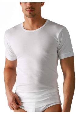 Mey Noblesse Regular Fit T-Shirt Rundhals weiss, Einfarbig von mey