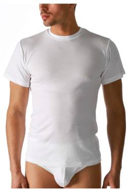 Mey Noblesse Regular Fit T-Shirt Rundhals weiss, Einfarbig von mey