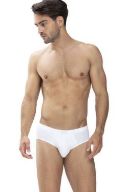 Mey ReRegular Fit Slip weiss, Einfarbig von mey