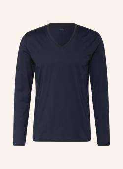 Mey Schlafshirt Serie Dry Cotton Colour blau von mey