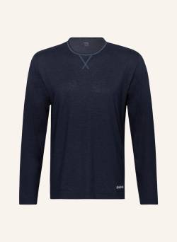 Mey Schlafshirt Serie n8tex blau von mey