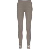 mey Pants, langes Bein, Komfortbund, Spitze, für Damen, grau, 36/38 von mey