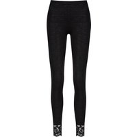 mey Pants, langes Bein, Komfortbund, Spitze, für Damen, schwarz, 44/46 von mey