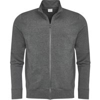 mey Sweatjacke, Stehkragen, Reißverschluss, für Herren, grau, L von mey