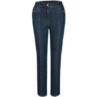 meyermode Regular-fit-Jeans Jeans Slim Fit 5-Pocket Ziernähte von meyermode