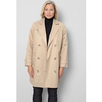 meyermode Wintermantel Trenchcoat Straight Fit Reverskragen von meyermode