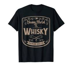 I love Heavy, Metal and Whisky, T-Shirt von mh-artworx