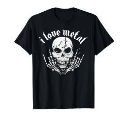 I love metal, Heavy, metal, Konzert, pommesgabel T-Shirt von mh-artworx